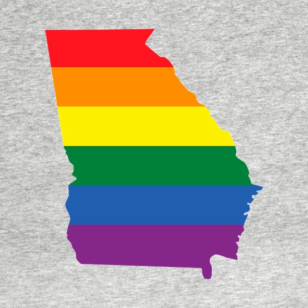 Georgia state LGBT Pride by FiftyStatesOfGay